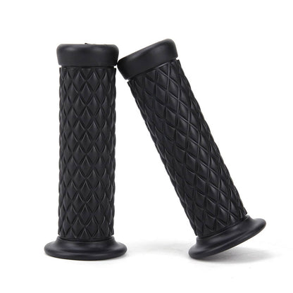 Solidspare Motorcycle Hand Grips Bar End Handlebar Gel For Cafe Racer Dirt Bike ATV 7/8"