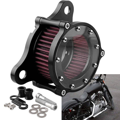 Solidspare For Harley Sportster Iron XL 883 1200 72 48 Air Cleaner Intake Filter Kit New