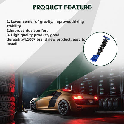 Solidspare For 2006-11 Honda Civic Coilovers Suspension Kit Adjustable Height Struts Shocks