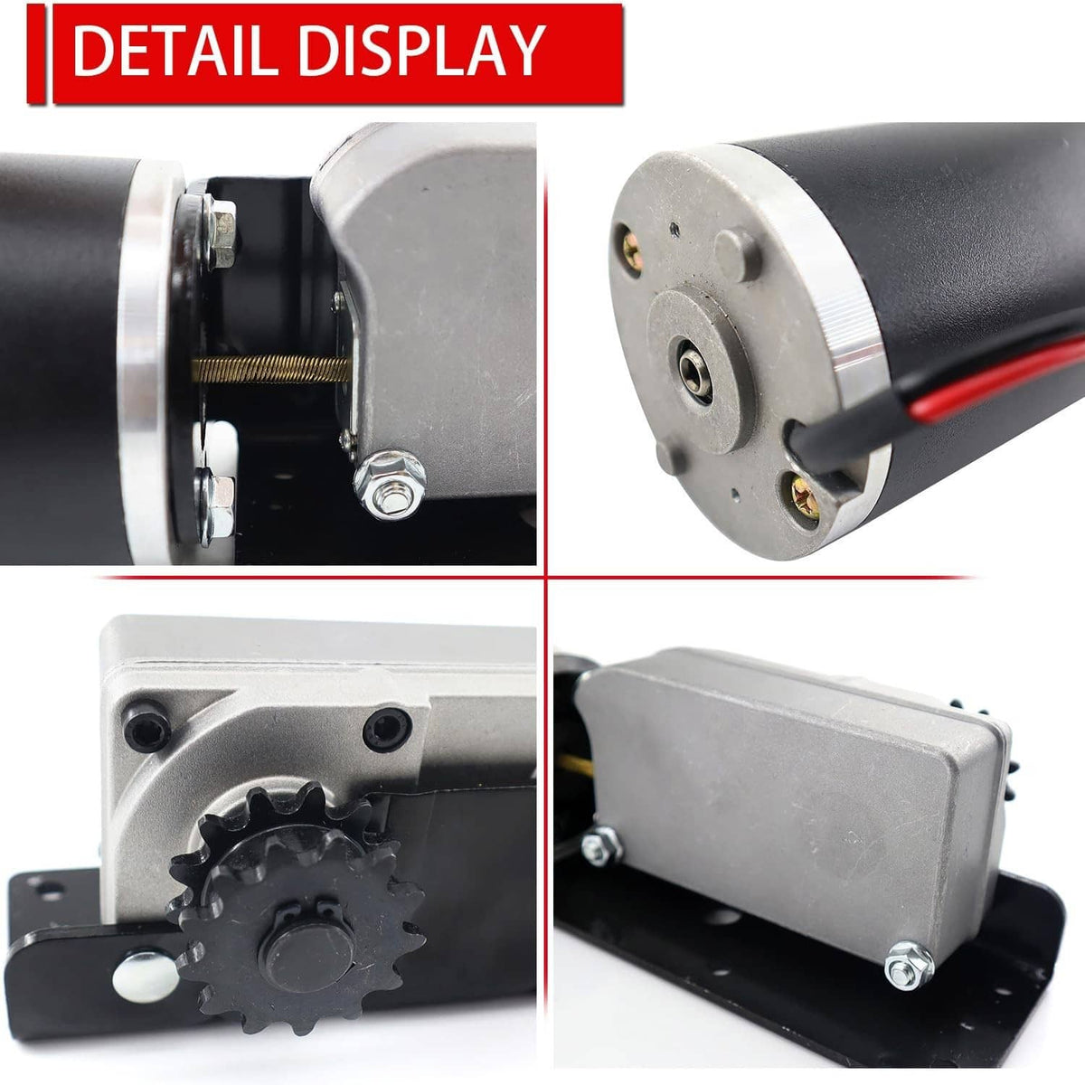 Solidspare New RV Slide Out Gear Box and High Output Motor,Replace FOR ‎R25076-1, R25075