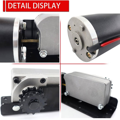 Solidspare New RV Slide Out Gear Box and High Output Motor,Replace FOR ‎R25076-1, R25075