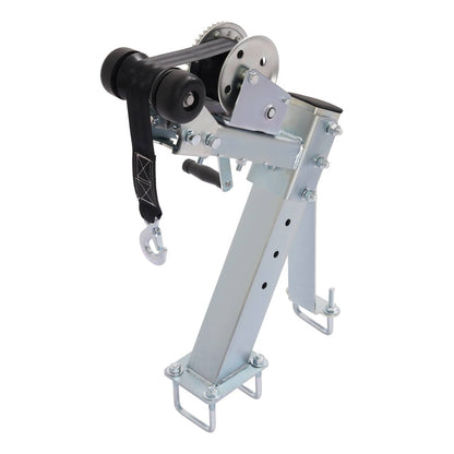 Solidspare Adjustable Sturdy Steel For Heavy Capacity Winch Stand 1400lbs Winch Galvanized