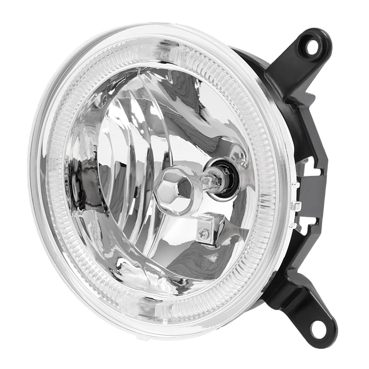 Solid Spare For Ford Mustang GT 2005-2009 Clear Halo Fog Lights Driving Bumper Lamps Pair