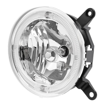 Solid Spare For Ford Mustang GT 2005-2009 Clear Halo Fog Lights Driving Bumper Lamps Pair