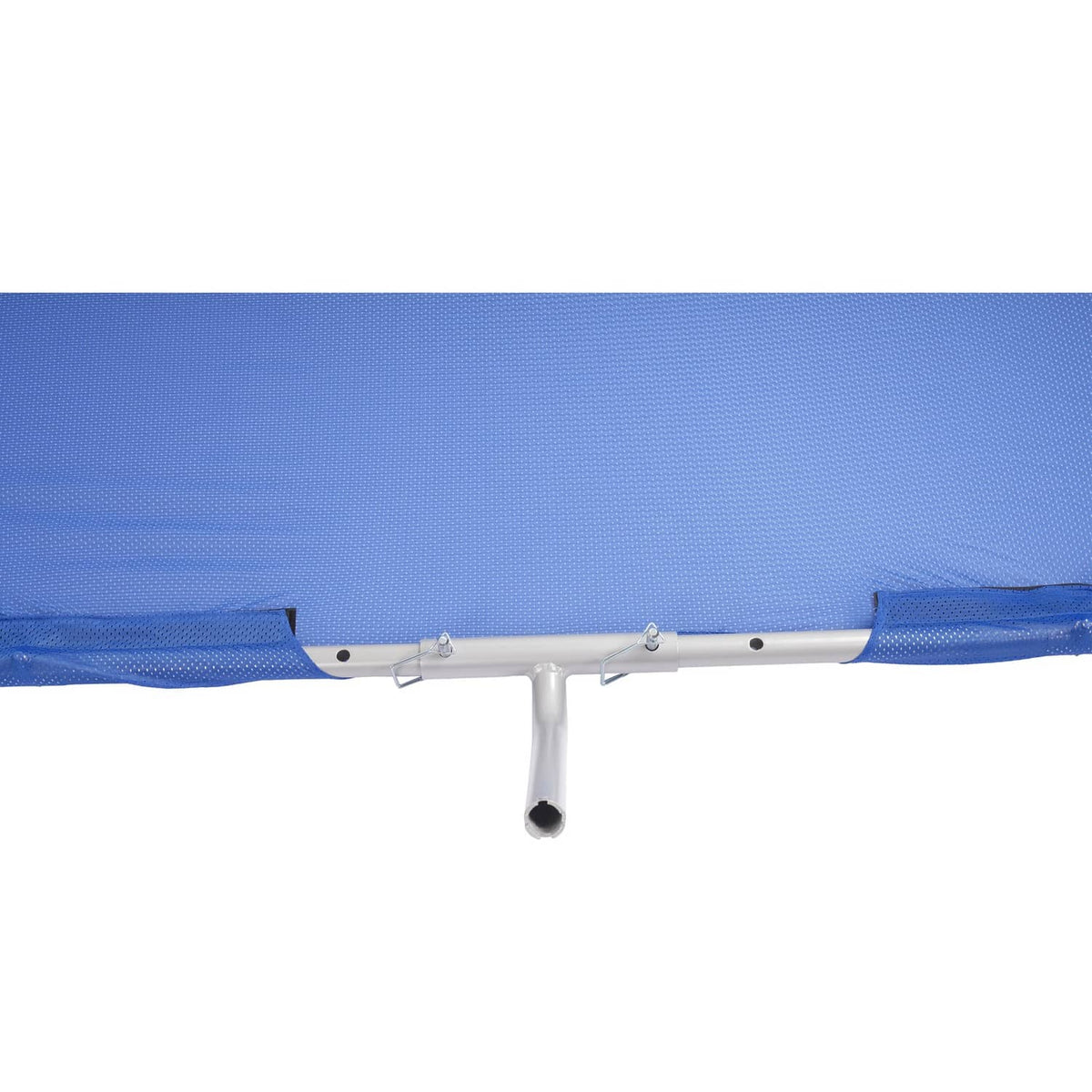 Solidspare Silvery+Blue Boat Sun Shade For Boats 25 FT And Under Aluminium Powder Coated