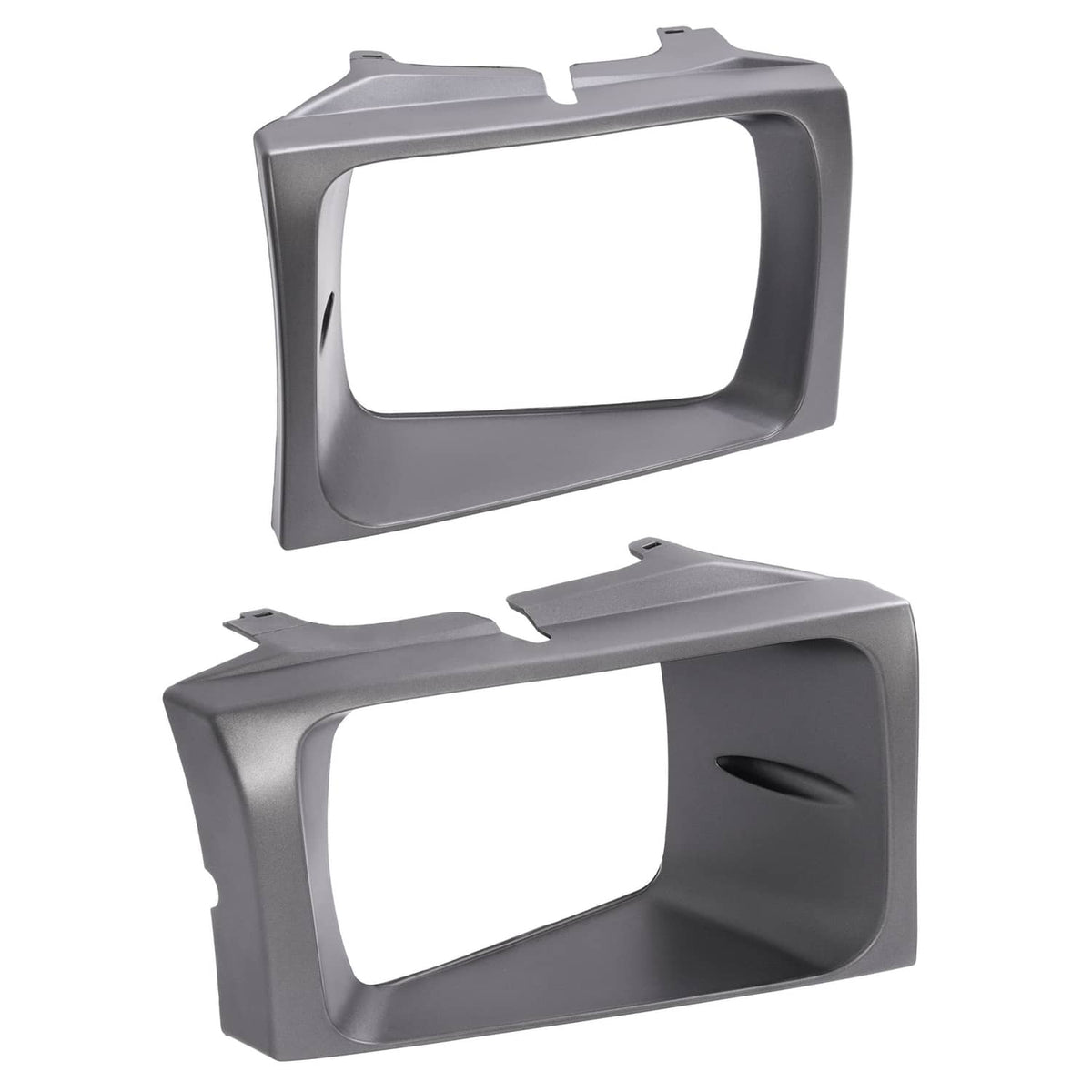 Solid Spare 2PCS Headlight Door Set Bezel For Ford Super Duty F250 F350 F450 F550 1999-2004