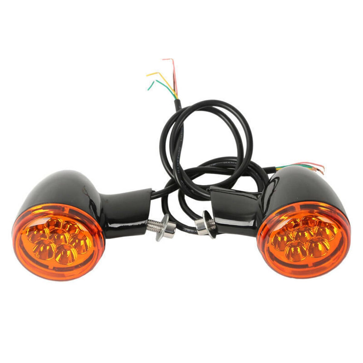 Solidspare Rear LED Turn Signals Light Bracket Fit For 1992-22 Harley Sportster XL 883 1200