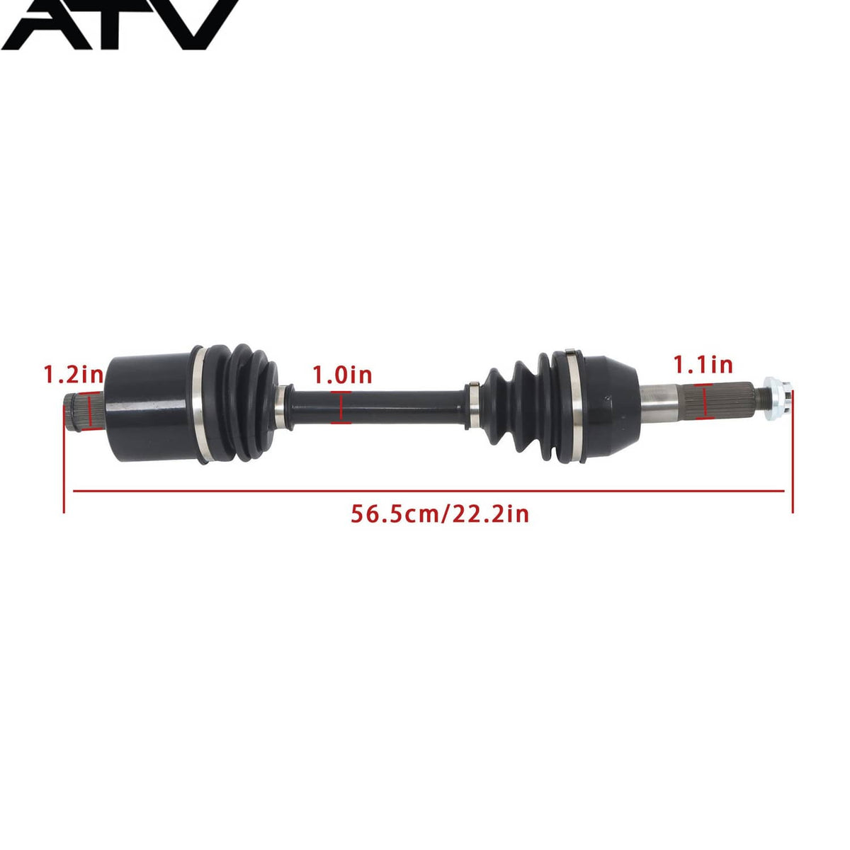 Solidspare Rear Left/Right CV Axles Drive Shaft For Polaris Sportsman 450 570 / Hawkeye 325