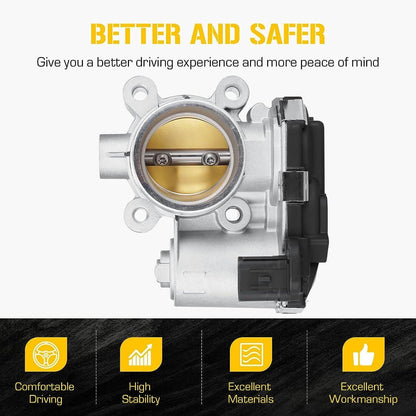 Solidspare Throttle Body for 2016-2019 GM Cruze Encore 1.4L Malibu Equinox 1.5L 12671379