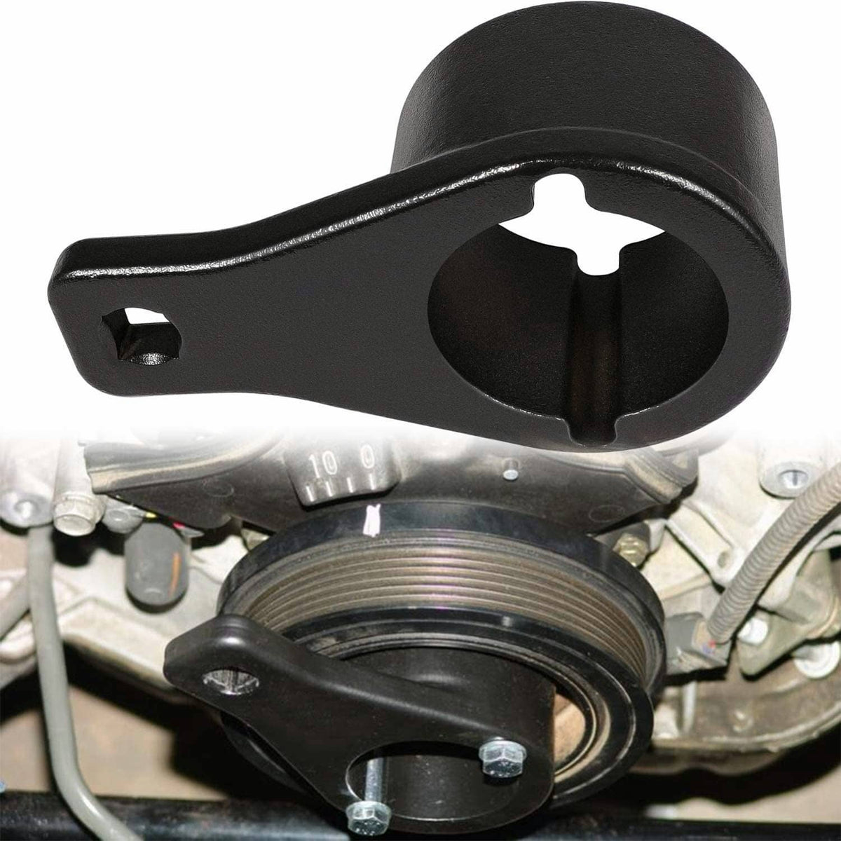 Solid Spare For Toyota Lexus Harmonic Damper Pulley Holding Tool Kit Crankshaft Crank Holder