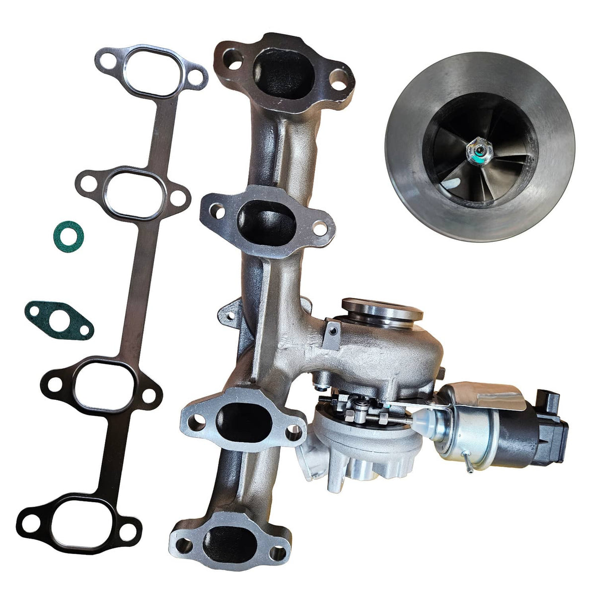 Solidspare Fits For VW Jetta TDI BRM Engine 1.9L 2005-06 Turbo Turbocharger BV39 038253014Q
