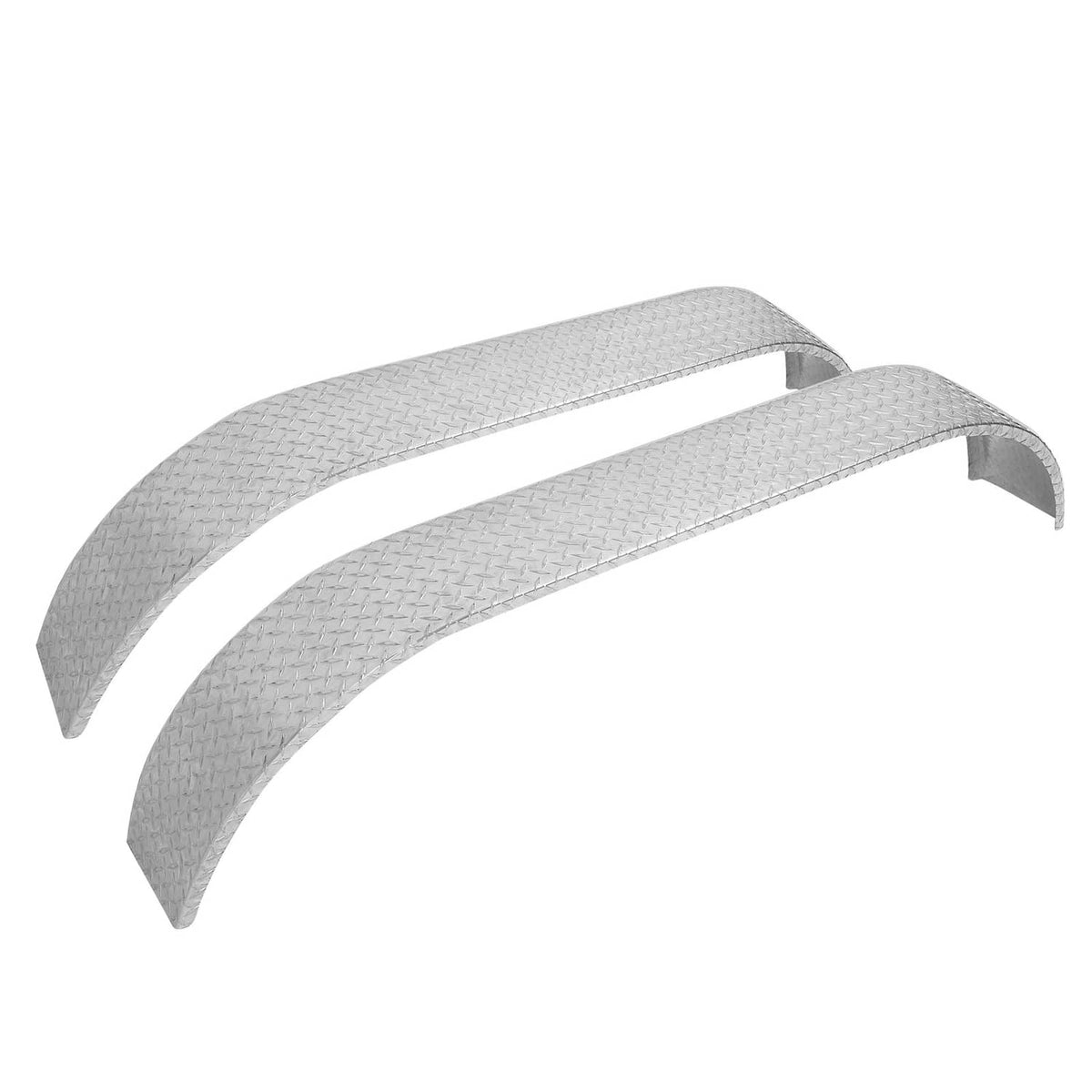 Solidspare Trailer Fenders 14" 15" 16" Tandem Teardrop Tread Plate Cargo 72" L 18" H 9" W