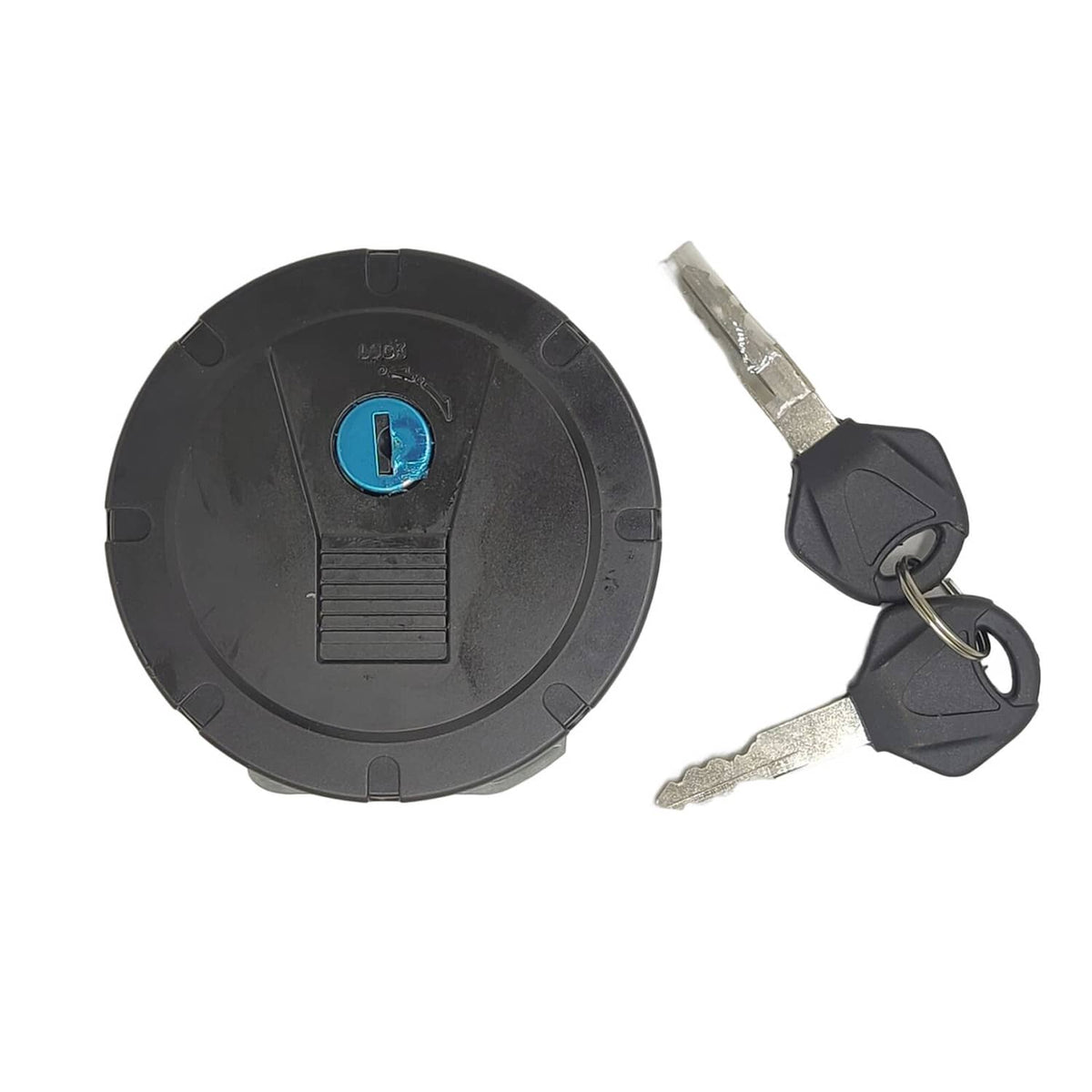 Solidspare Fuel Gas Tank Cap Cover Lock Key Compatible For Kawasaki KL250 KL650 51049-0047