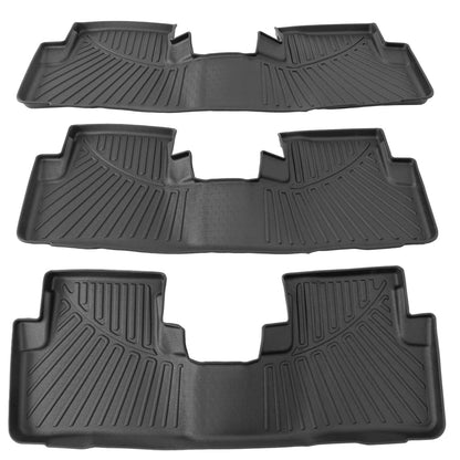 Solidspare For 2007-2011 Honda CR-V CRV TPE Front & Rear Floor Mats Trunk Cargo Liners Set