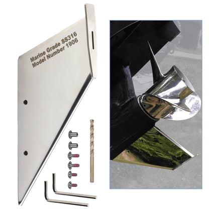 Solid Spare Skeg Guard Skeg Protector 27071 for Mercury 40-60hp Honda 75-90hp FORCE: 70-90h