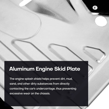 Solidspare Car Front Engine Splash Guard Under Car Shield Cover For 2016-2021 Honda Civic
