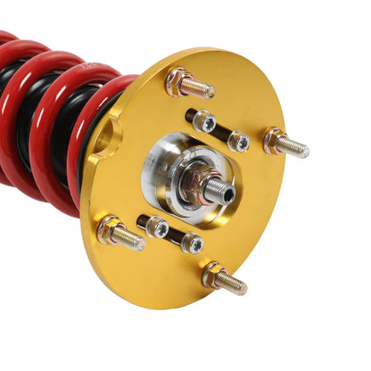 Solidspare 4X Front & Rear Coilovers Struts Absorber Adj. Height For 2005-2014 Ford Mustang