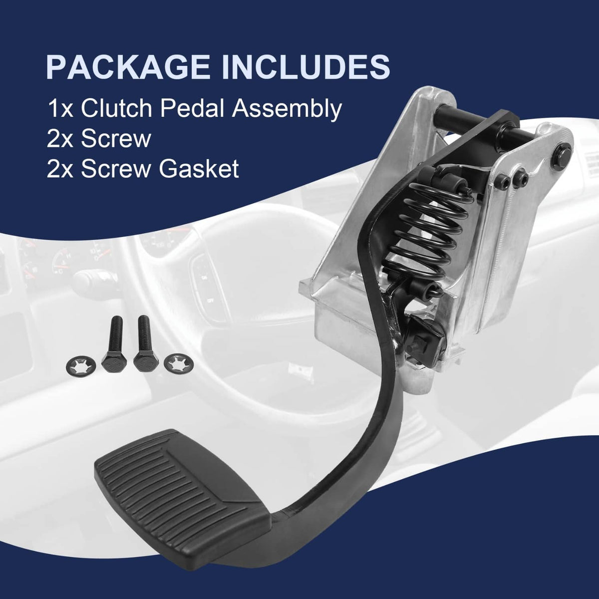 Solidspare For Ford Super Duty F250 F350 F450 F550 Clutch Pedal Assembly & Bracket NEW