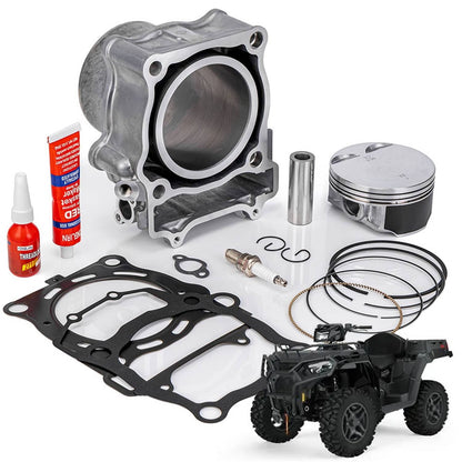 Solidspare For 2009-14 Polaris Sportsman 550 XP EPS Cylinder Piston Ring Gasket Top End Kit