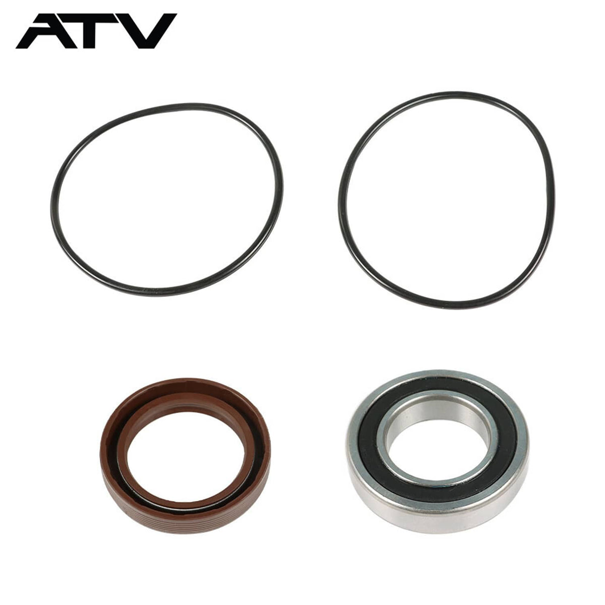 Solidspare Left Rear Axle Wheel Bearing & Seal for Honda Rancher 350 400 TRX350/400