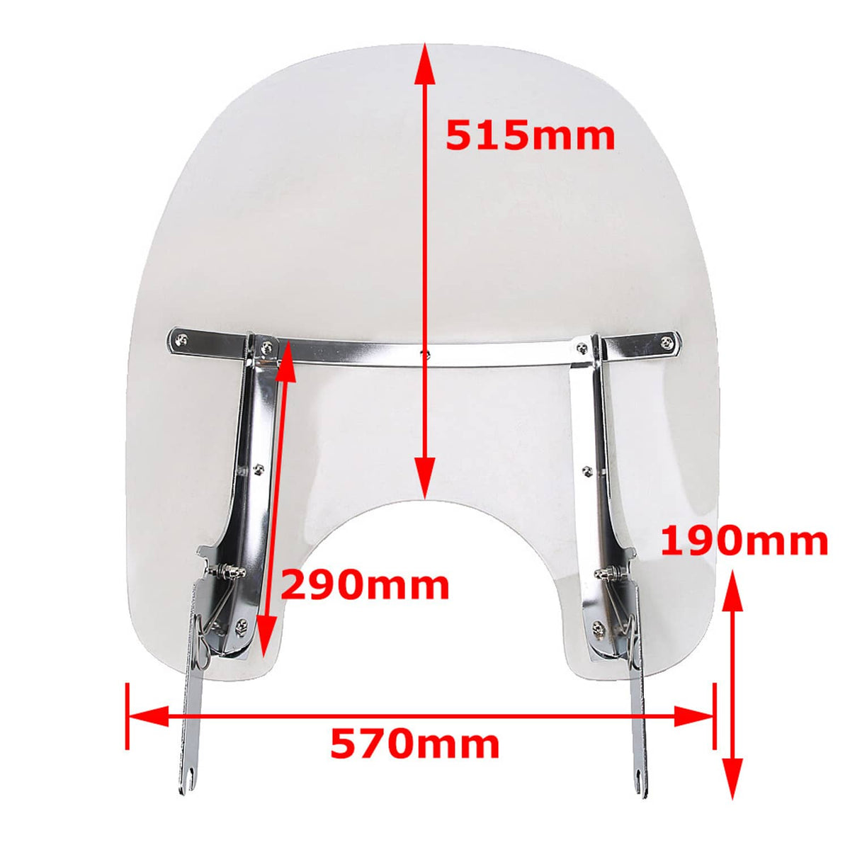 Solidspare Windshield Windscreen For Harley Touring Road King CVO FLHR 1994-2024 W/ Bracket