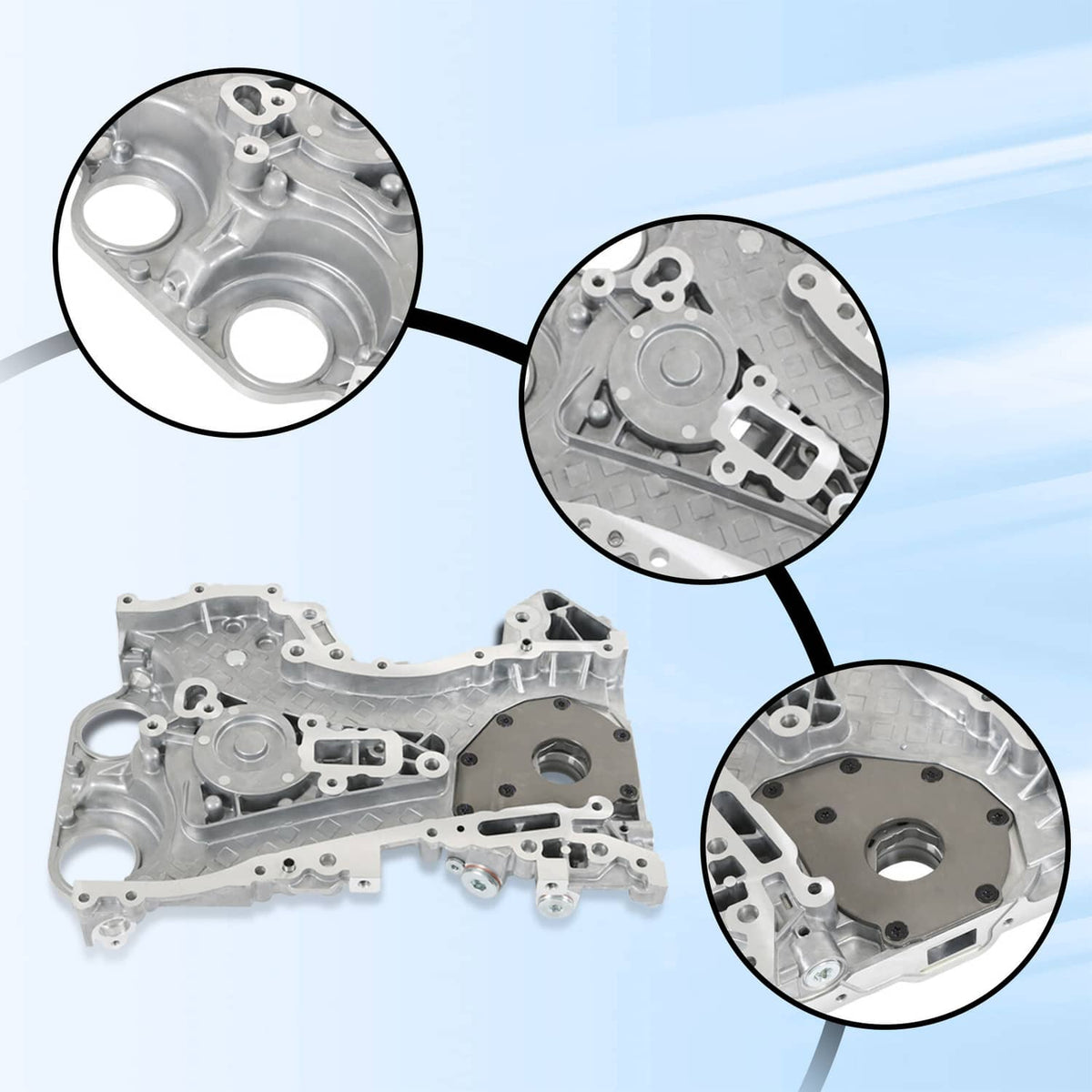 Solidspare Timing Cover 25199424 For GM Cruze Sonic Trax 1.4L 2011 - 2021 1.4L 55562788