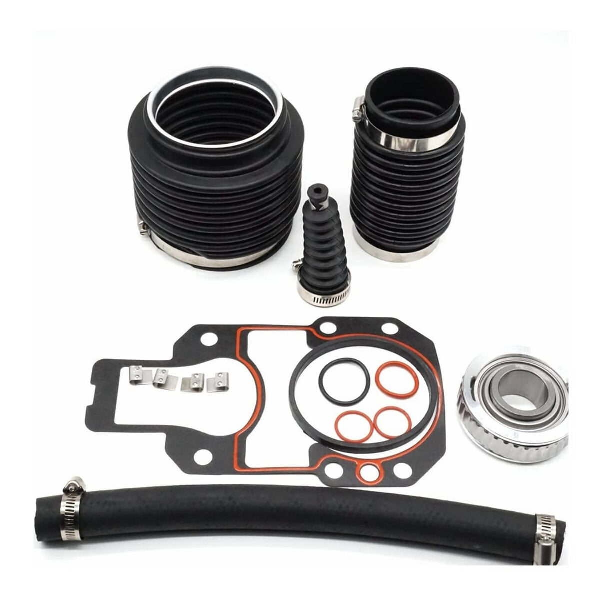Solid Spare Alpha one 1 Gen 2 two Bellows Transom Seal Repair Kit with Gimbal Bearing 9A-116