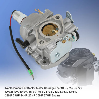 Solidspare Carburetor for Kohler Courage 22 23 24 25 26 27 HP SV735 SV720 SV725 SV710 SV...