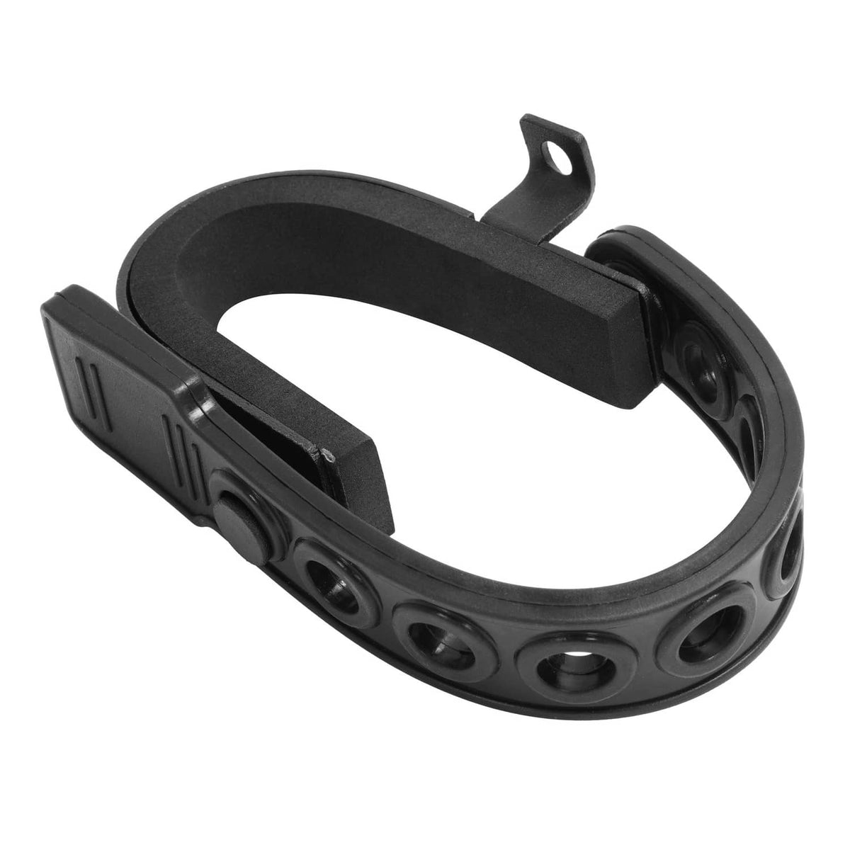 Solid Spare Powder Coated Rubber Gun Rack Straps 2 Pack For Seat Back MOLLE Panel Mounting