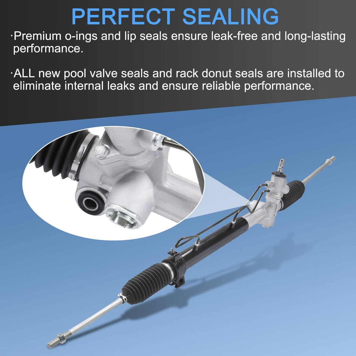 Solidspare Power Steering Rack and Pinion for 1997 1998-2001 Toyota Camry Camry Lexus ES300
