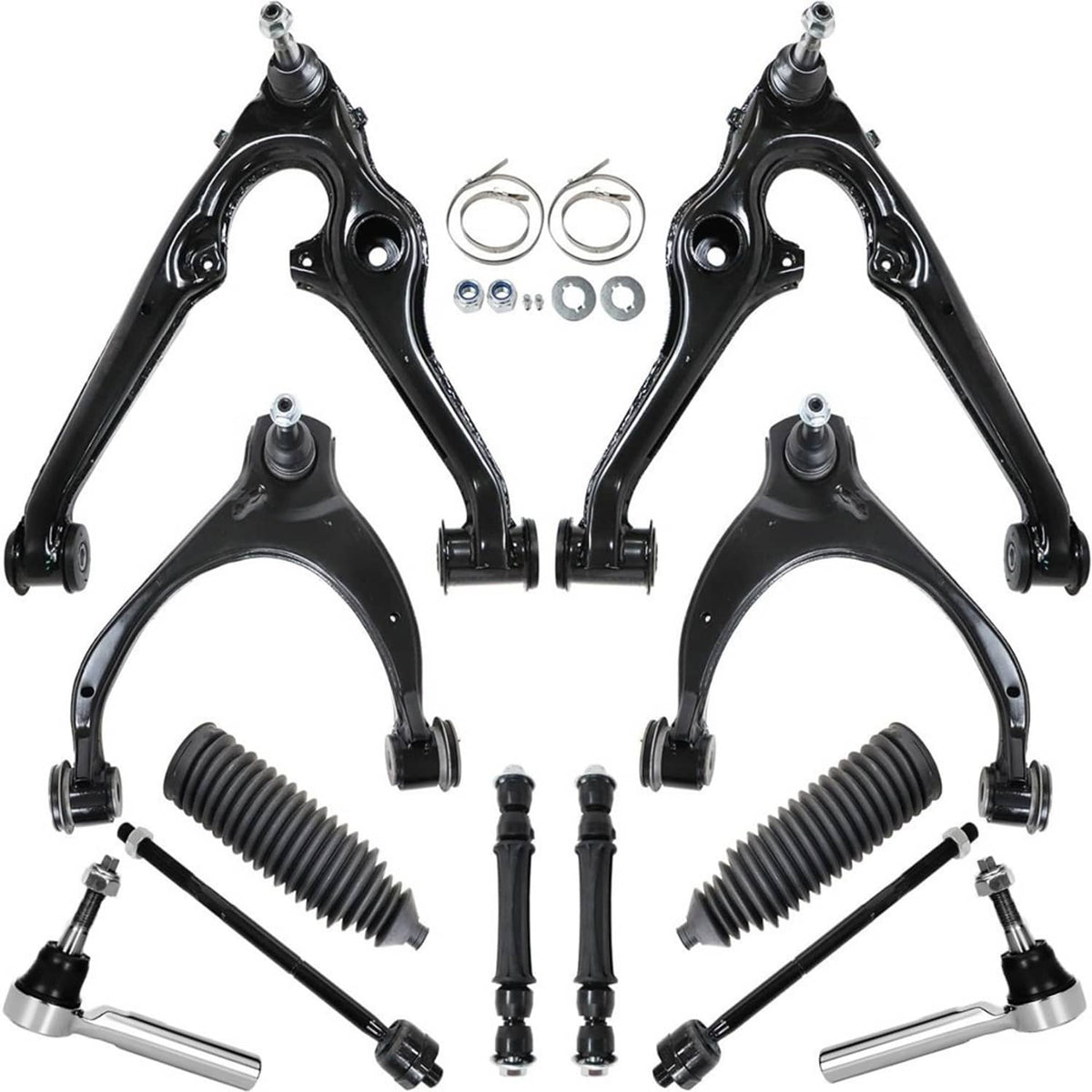 Solidspare For 16-18 GMC Sierra 1500 Yukon Front Sway Bar Control Arm & Ball Joint Tie Rod