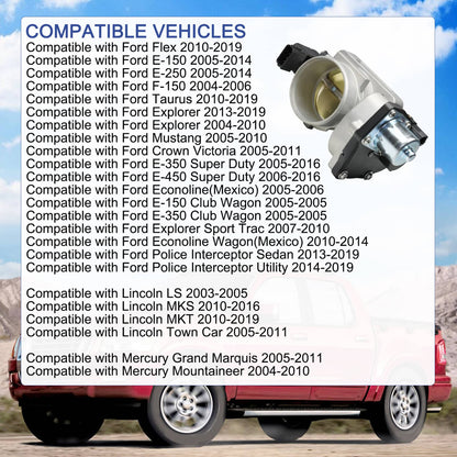 Solidspare Throttle Body Assembly for Ford Crown Victoria E-150 E-250 Mustang Taurus MKT