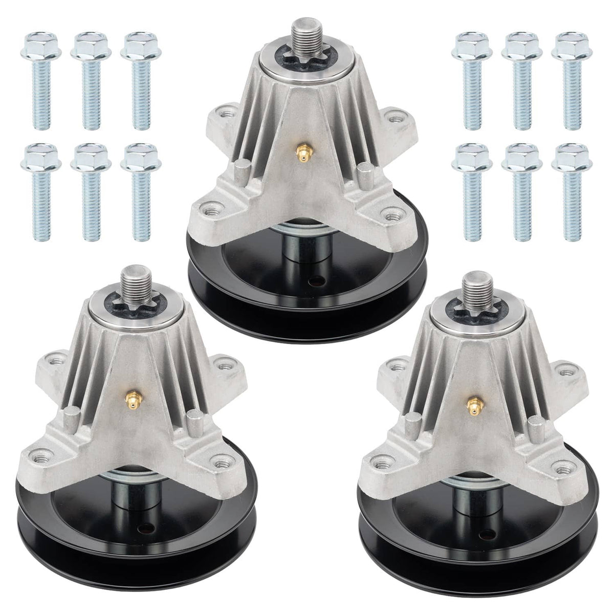 Solidspare Lawn Mower Spindle Assembly Fit for Cub Cadet MTD 618-06981 918-06981 3Packs