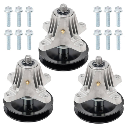 Solidspare Lawn Mower Spindle Assembly Fit for Cub Cadet MTD 618-06981 918-06981 3Packs