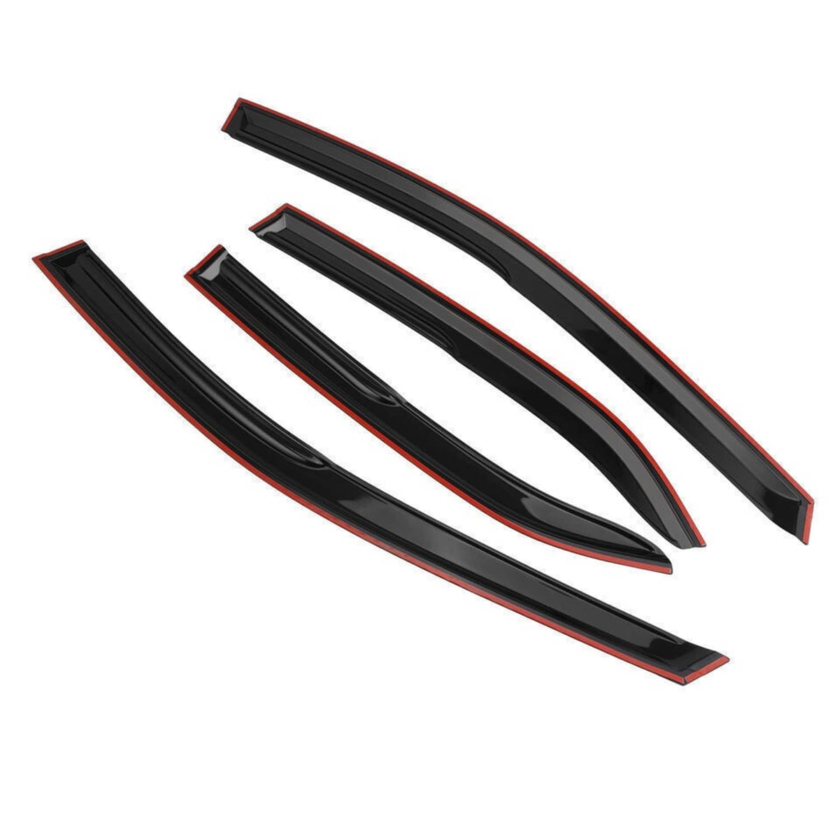 Solidspare For 2018-2024 8th Gen Toyota Camry JDM 3D Mugen Style Window Visors Rain Guards