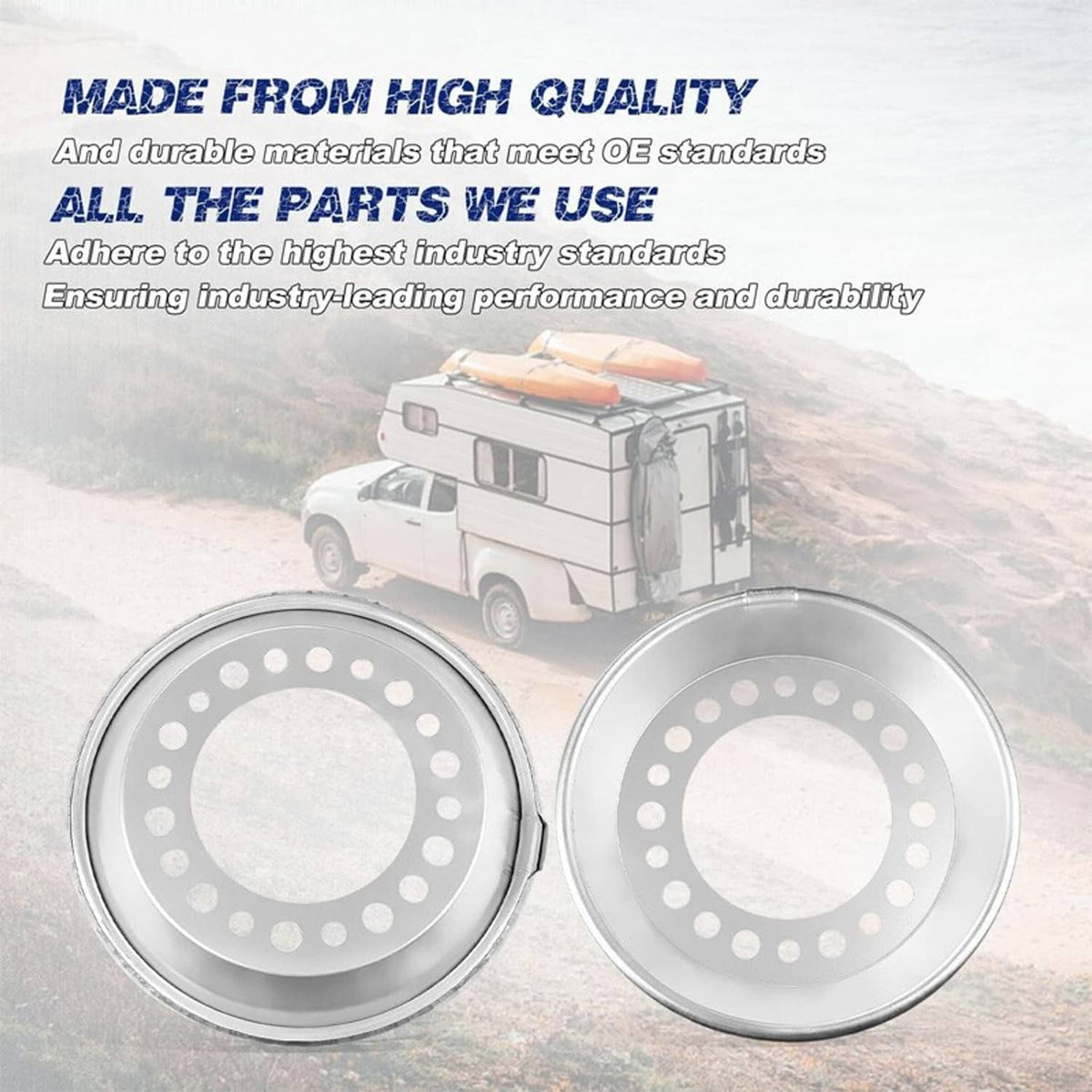 Solidspare 2Pcs Auto Wheel Balancer 800822 For 22.5-24.5" Wheel-Steer-Heavy Duty Truck