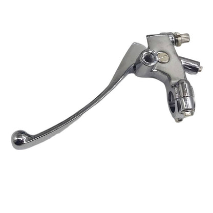 Solidspare US Left Handle Clutch Lever Perch For Honda CB650 CB650SC CB750 70s 80s （Silver）