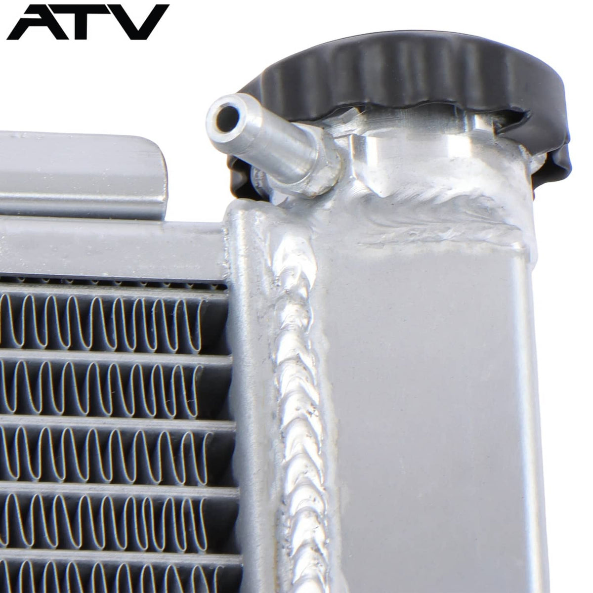 Solidspare 2-Row All Aluminum Cooing Radiator For Yamaha YFZ450 2004 2005 2006 2007 2008