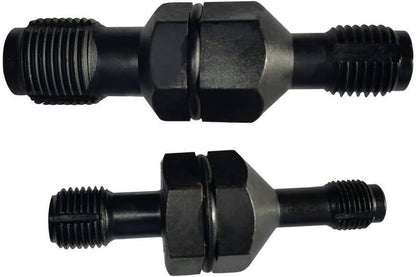 Solid Spare 2PCS Spark Plug Hole Thread Chaser 10 12 & 14 18mm Re-threader Tap Cleaning Tool
