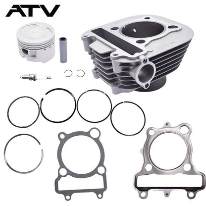 Solidspare Cylinder Piston Gasket Kit for Yamaha Tri-Moto 225 YTM225 1983 1984 1985 1986