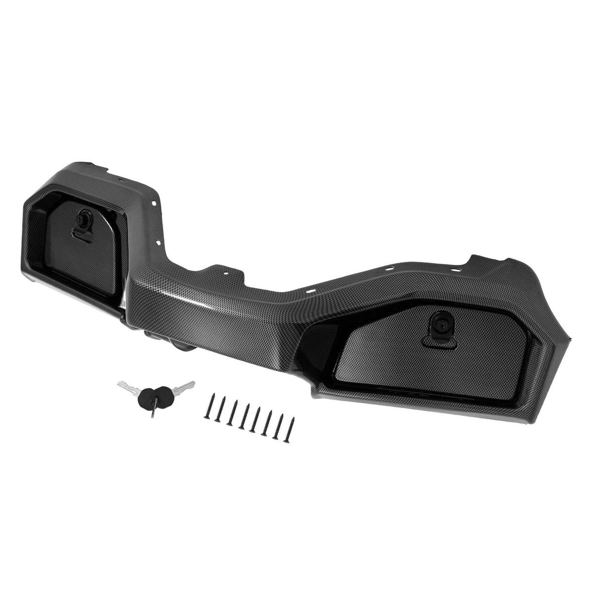 Solidspare For Yamaha Drive2 Drive 2 2017-up Golf Cart Carbon Fiber Style Dash Cover W/Keys