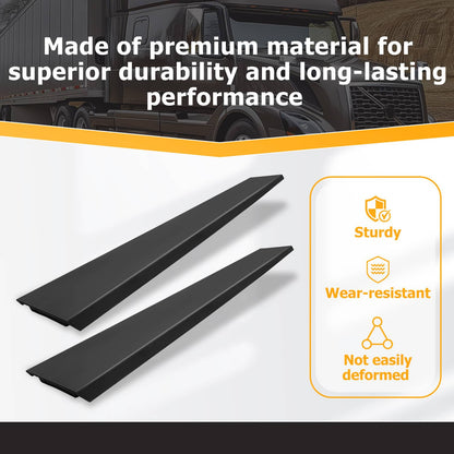 Solid Spare LH + RH Cab Lower Fairing Extension panel Deflector Shield For Volvo VNL 2004-14