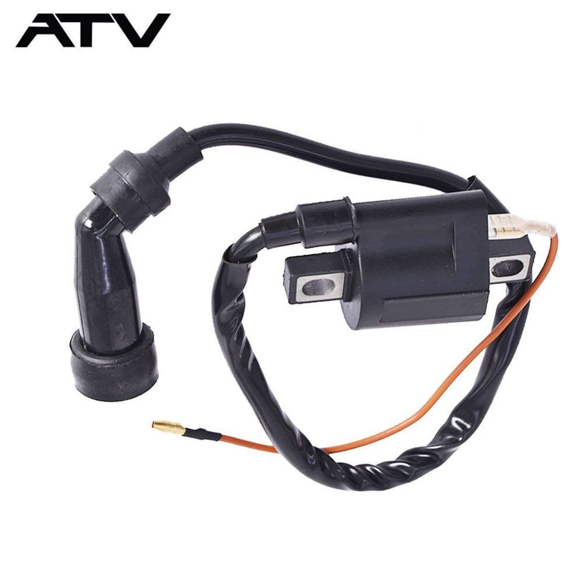 Solidspare Generic Black Ignition Coil Fit For Yamaha MOTO-4 MOTO 4 YFM225 1986 1987 1988