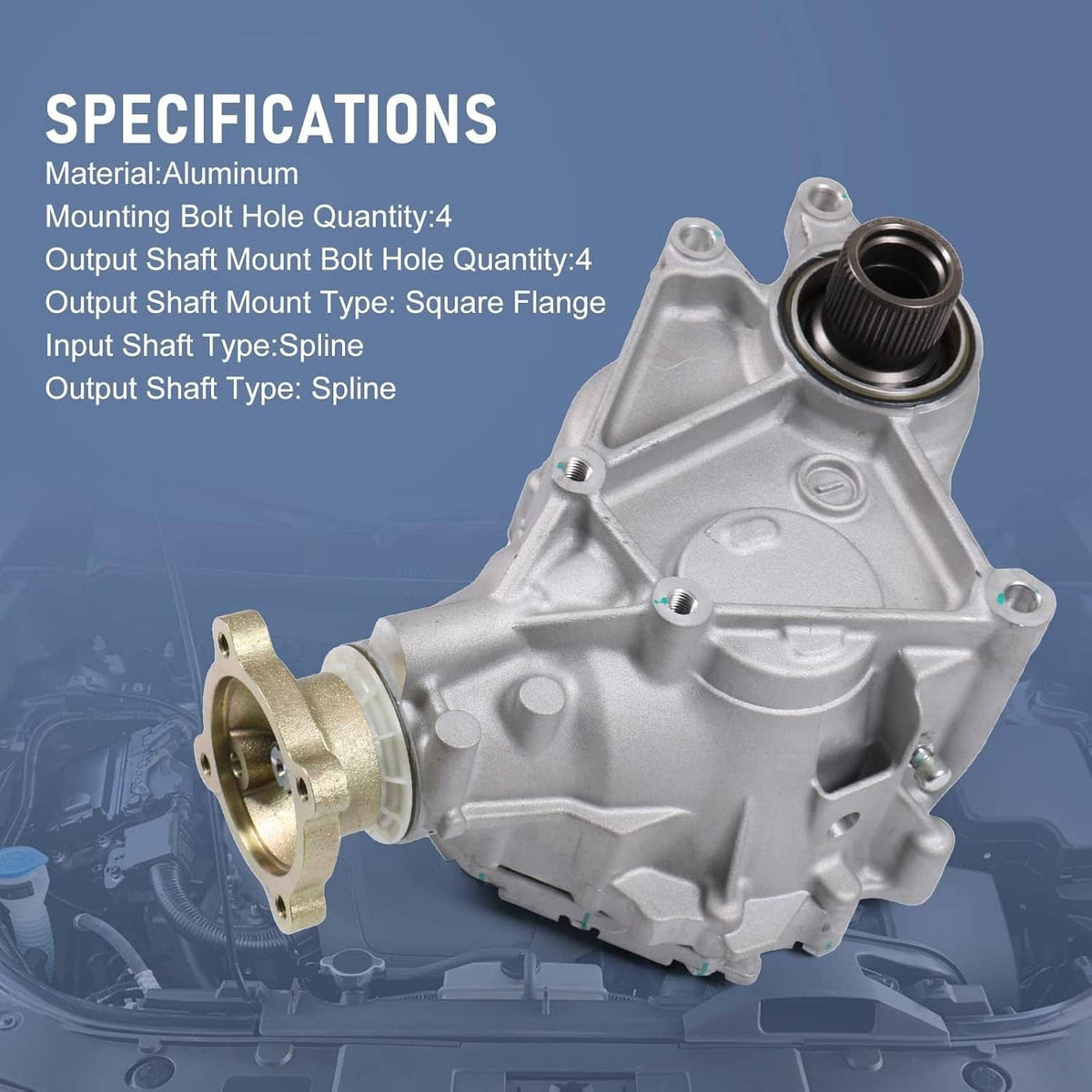 Solidspare New Transfer Case Assembly AW2127500R9U For 2007-15 Mazda CX-9 AWD AW2127500K9U