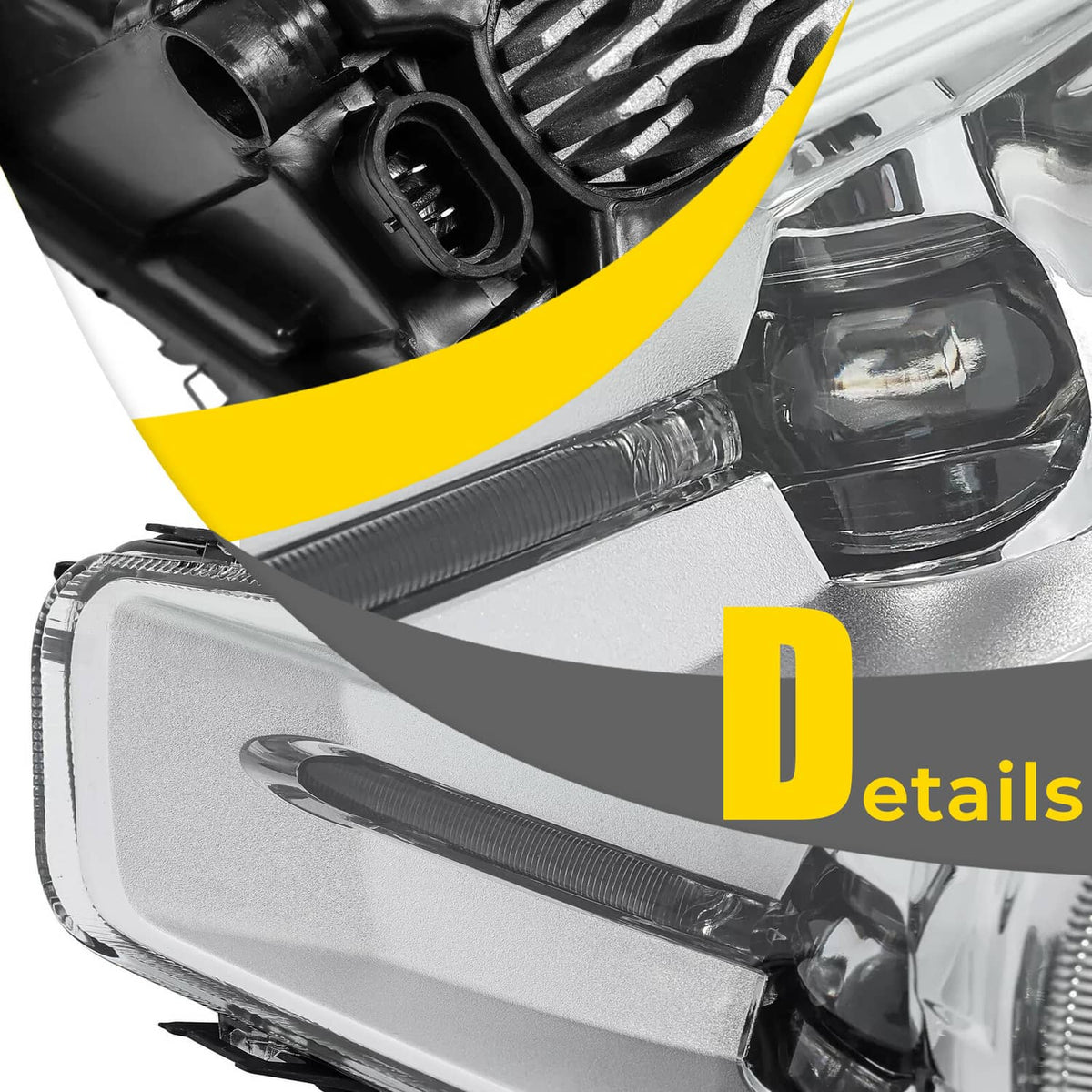 Solid Spare For Ford Fusion 2019-2020 LED Fog Lights Clear Driver Passenger Side #KS7Z15200B