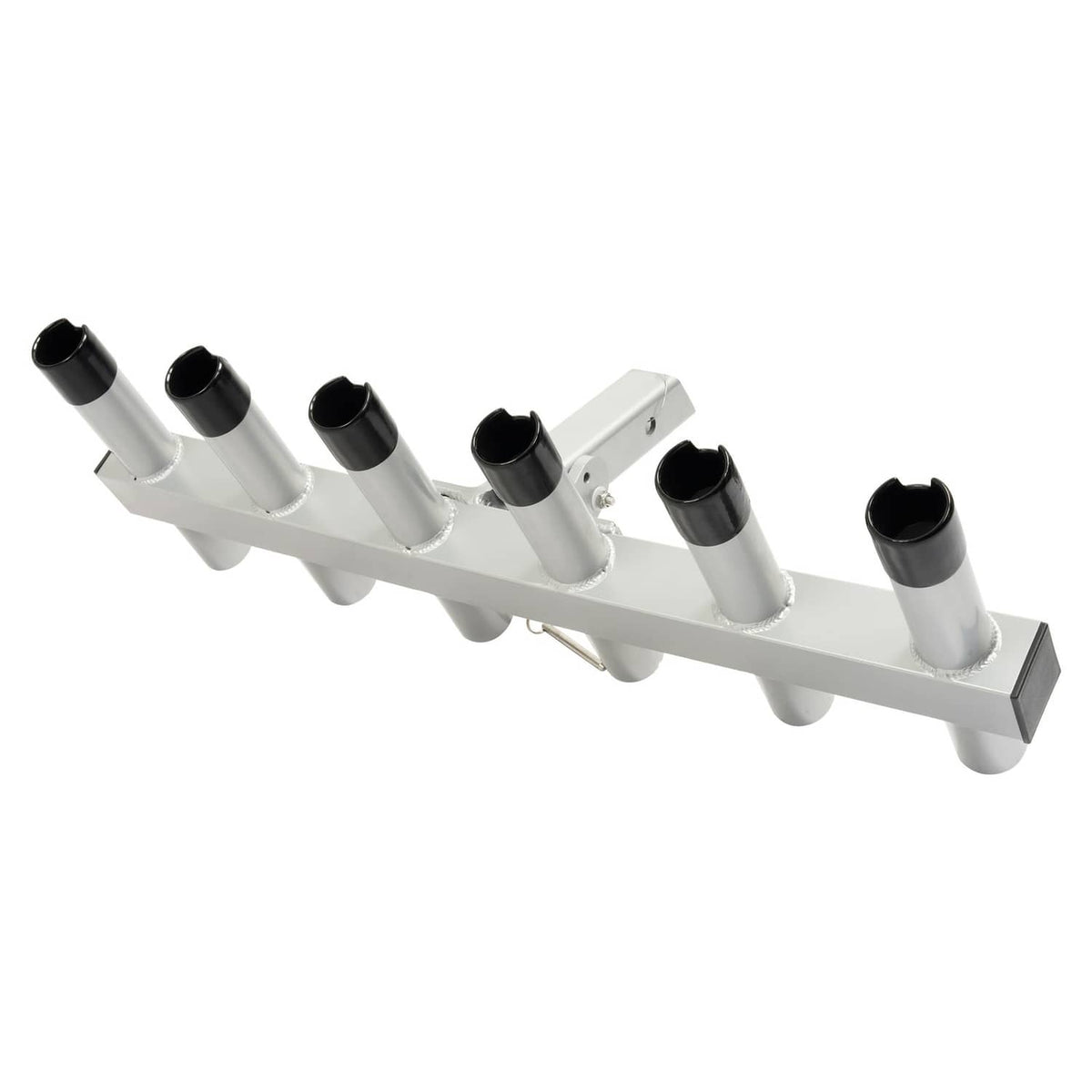 Solid Spare Hitch Mount Fishing Rod Holder 6 Pole For 2" Hitch Receiver Truck Rod Rack