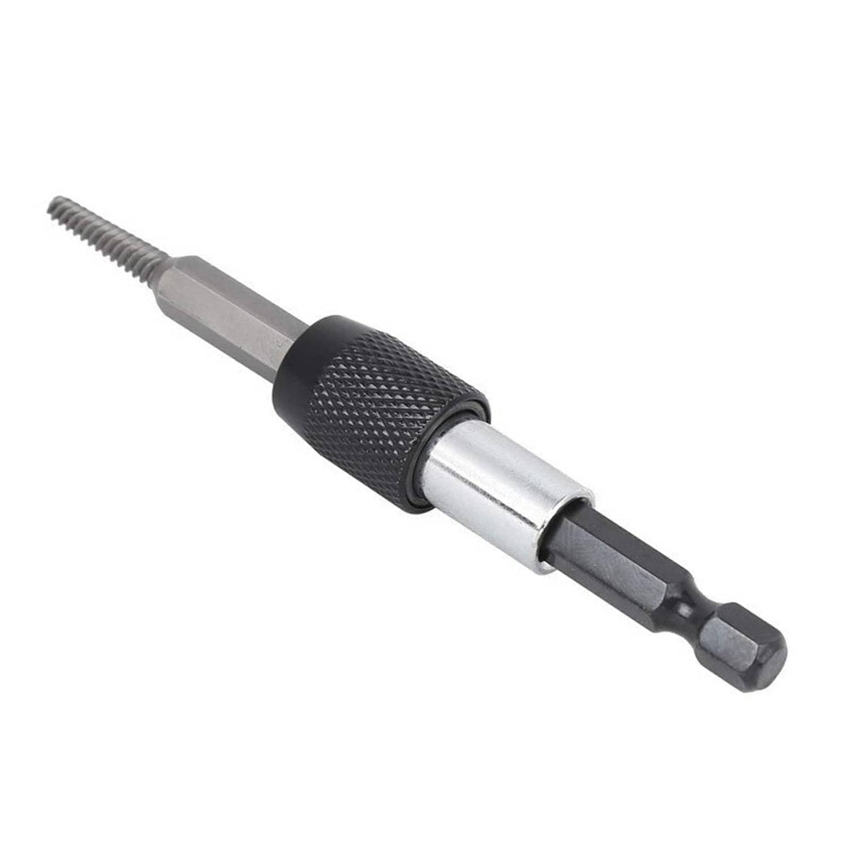 Solid Spare 6Pcs Stud Screw Extractor Remover 1/4 Inch Hex Shank Damaged Bolt Easy Out Tool