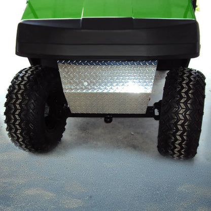 Solidspare Aluminum Diamond Plate Front Shock Bumper Cover For EZGO TXT Golf Cart 1996-2001