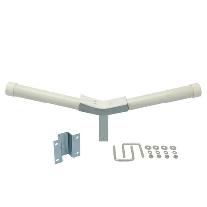 Solidspare Zinc-Plated Boat Trailer PVC Y V Guide On Bow Rest Centering Support Kit