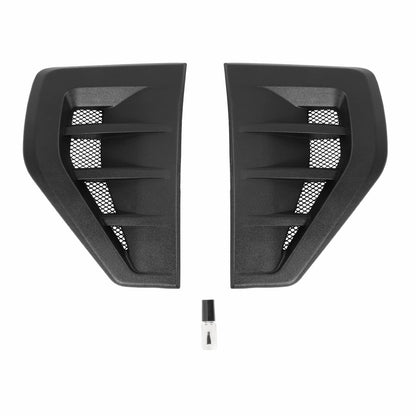 Solid Spare Air Fender Vents For 2021-2025 Ford F-150 F150 Front Driver Passenger Side